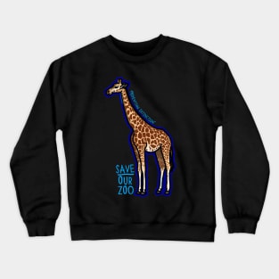 Day 10- Cartoon Rothschild Giraffe Crewneck Sweatshirt